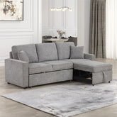Kendal Sleeper Sofa Sectional Model Fm6965Gy-Sf-Pk By Furniture Of America